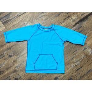 Hanna Andersson Rash Guard Top Blue And Purple Girls Size 150 (12 Years) EUC